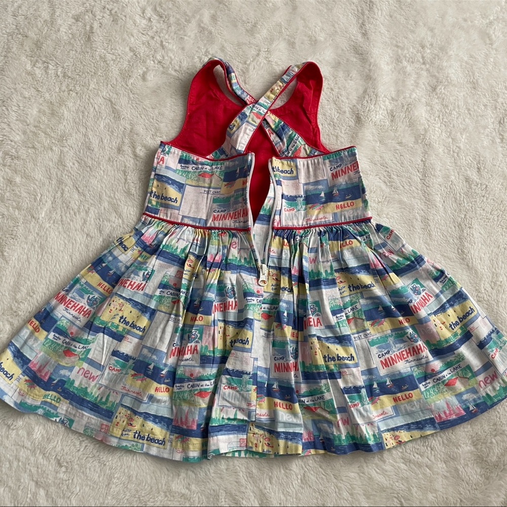 OshKosh Genuine Kids Minnesota Summer Postcard Dress Size 3T - Picture 8 of 10